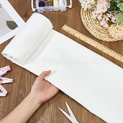 ポリコットン生地  DIYクラフト製作用品  服装アクセサリー  ホワイト  1500~1510x0.2mm  2m / pc&nbsp;DIY-WH0504-733