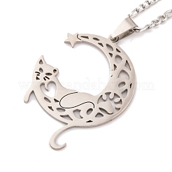 Non-Tarnish 304 Stainless Steel Necklaces&nbsp;NJEW-Q338-07P