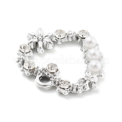 Alloy Rhinestone Pendants&nbsp;FIND-U026-06P