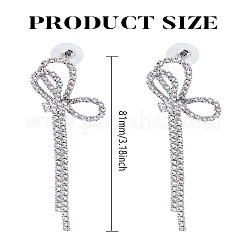 1 Pair Crystal Rhinestone & Clear Cubic Zirconia Stud Earrings&nbsp;EJEW-LP0002-94