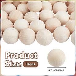 Wood Beads&nbsp;WOOD-OC0004-49A