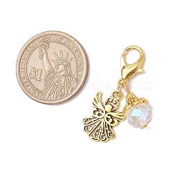 3Pcs Tibetan Style Alloy Angel Pendant Decorations&nbsp;HJEW-JM03837