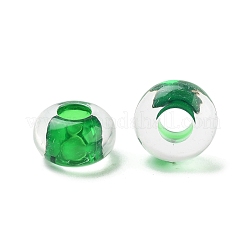 Transparent Acrylic European Beads&nbsp;TACR-P009-C01-04