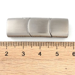 Tarnish Resistant 316 Surgical Stainless Steel Magnetic Clasps with Glue-in Ends&nbsp;STAS-F269-03MP-01
