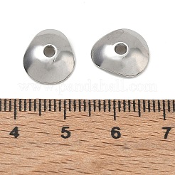 304ステンレススチールビーズ  三角形  ステンレス鋼色  12x10.5x3mm  穴：1.8mm&nbsp;SA-CBA1CA2-02P