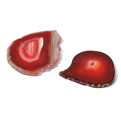 Natural Druzy Agate Slice Cabochons&nbsp;G-F826-E07
