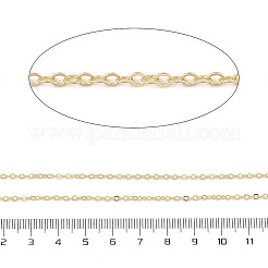 Rack Plating Brass Cable Chains&nbsp;CHC-A010-02G