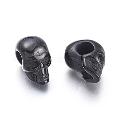Halloween Ion Plating(IP) 304 Stainless Steel European Beads&nbsp;STAS-F243-43B