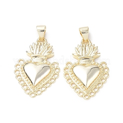 Eco-Friendly Rack Plating Brass Pendants&nbsp;KK-F845-37G
