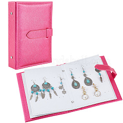 Portable PU Leather Earring Display Book&nbsp;EDIS-WH20011-01D