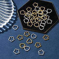 50Pcs Tibetan Style Alloy Bead Frame&nbsp;TIBEB-FS0001-10AG