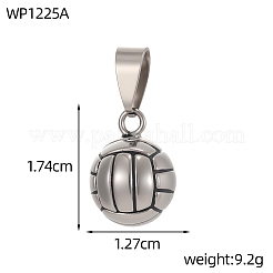 304 Stainless Steel Pendants&nbsp;STAS-OY013-10P