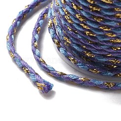 4-Ply Polycotton Cord with Metallic Thread&nbsp;OCOR-Z003-D107