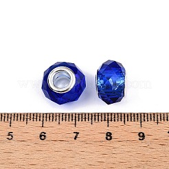 Transparent Glass European Beads&nbsp;GPDL-N004-D14mm-B14