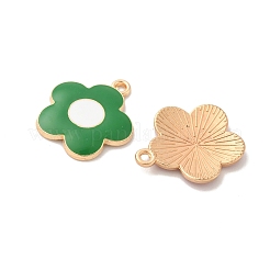 合金エナメルチャーム  花  ゴールドカラー  ミックスカラー  21.5x19x2.5mm  穴：2mm&nbsp;PALLOY-P313-14G