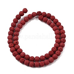Dyed Synthetic Lava Rock Beads Strands&nbsp;GG-CBAAE19-06A-03