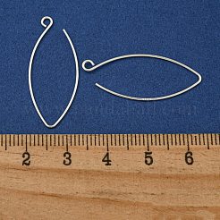925スターリングシルバーピアスフック  マーキスイヤーワイヤー  銀  1.18x0.55x0.04インチ（3x1.4x0.1cm）&nbsp;FIND-NH0001-07
