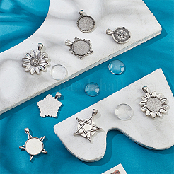 DIY Blank Dome Geometry Pendant Making Kit&nbsp;DIY-NB0007-92