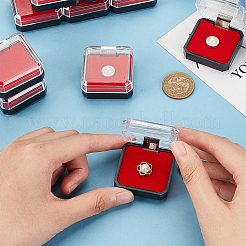 Plastic Presentation Boxes for Badge Storage & Display&nbsp;AJEW-WH0502-11