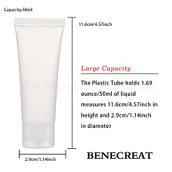 PE Plastic Refillable Flip Top Cap Bottles&nbsp;X1-MRMJ-WH0037-02B