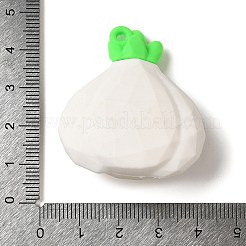 ポリ塩化ビニールのプラスチックチャーム  フルーツ  41x36x16mm  穴：2mm&nbsp;KY-N023-02D