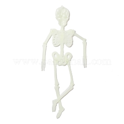 蓄光プラスチックスケルトンモデル  暗闇で光る  ハロウィーンのいたずら小道具の装飾用  スケルトン  350mm&nbsp;LUMI-PW0006-47A