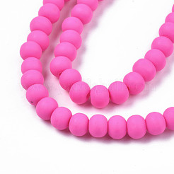 Handmade Polymer Clay Beads Strands&nbsp;CLAY-N008-053-03