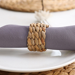 4Pcs Bamboo Knitting Napkin Rings&nbsp;AJEW-DJ0002-08A