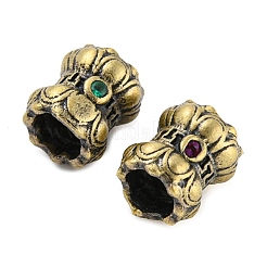 Rack Plating Brass Micro Pave Cubic Zirconia Beads&nbsp;KK-G475-01AB