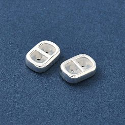 Brass Silicone Slide Charms&nbsp;KK-C099-06A-S