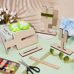 3 Sizes Wooden Bow Maker Sets&nbsp;AJEW-WH0270-346
