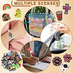 16Pcs 16 Styles Food Grade Eco-Friendly Silicone Focal Beads&nbsp;SIL-SZ0002-12