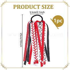 Polyester Hair Ties&nbsp;OHAR-WH0033-005A