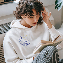粘着性のシルクスクリーン印刷ステンシル  木に塗るため  DIYデコレーションTシャツ生地  ターコイズ  スター  280x220mm&nbsp;DIY-WH0338-305