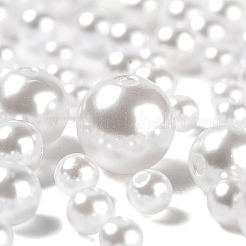 1150Pcs 5 Style ABS Plastic Imitation Pearl Beads&nbsp;KY-LS0001-20