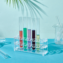 Acrylic Test Tube Display Rack&nbsp;AJEW-WH0434-93C-01-1