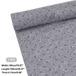滑り止めタフティングクロス  厚い敷物の裏地の生地  長方形  グレー  1000x1800x1.5mm&nbsp;AJEW-WH0355-01