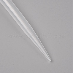 プラスチックピペッターヘッド  ラボ用品  ホワイト  135x14mm  穴：3mm  300個/袋&nbsp;FIND-WH0082-59