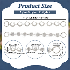 Sun & Moon with Star Shoe Decoration Chain&nbsp;FIND-AB00020-01