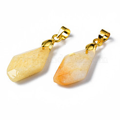 Natural Topaz Jade Pendants&nbsp;G-Q998-008G