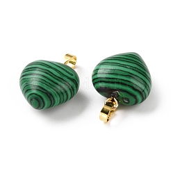 Synthetic Malachite Pendants&nbsp;G-I311-A32-G