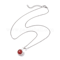 304 Stainless Steel Cable China Necklaces&nbsp;NJEW-JN04868-02