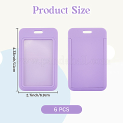 Plastic ID Card Holders&nbsp;AJEW-WH20017-23B