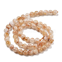 Heated Natural Citrine Beads Strands&nbsp;X-G-NH0010-04