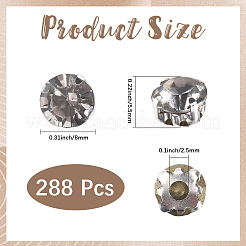 288Pcs Sew on Rhinestone&nbsp;RGLA-CY0001-01E