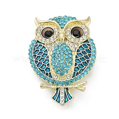 Animal Alloy Rhinestone Brooches for Clothes&nbsp;JEWB-C046-04A-LG