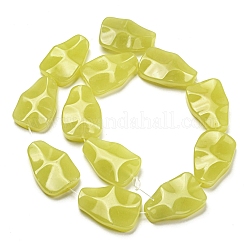 Natural Lemon Jade Beads Strands&nbsp;G-B051-B02-01