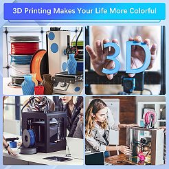 330m petg 3D プリンター フィラメント  3Dプリンターの消耗品  ブラック  1.75mm  約360.89ヤード（330m）/ロール&nbsp;OCOR-WH0081-38A