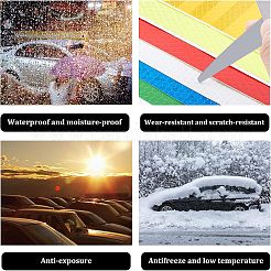 10 Sheets 6 Colors Waterproof Luminous Plastic Self-Adhesive Stickers&nbsp;DIY-CA0004-73