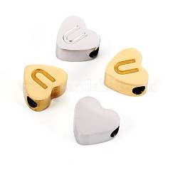 4Pcs 2 Colors Stainless Steel Beads&nbsp;STAS-TA0002-72C